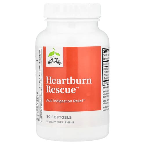 Terry Naturally, Heartburn Rescue, 30 Softgels