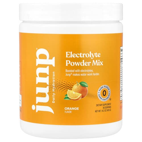 JUNP Hydration, Electrolyte Powder Mix, Orange, 14.2 oz (405 g)