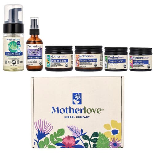 Motherlove, Baby Care Box, 6 Piece Set