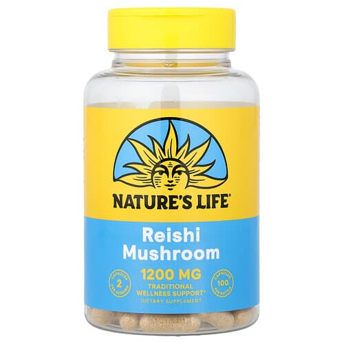 Nature's Life, Reishi Mushroom, 100 Capsules (600 mg per Capsule)