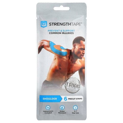 Strengthtape, Shoulder Tape, 6 Precut Strips
