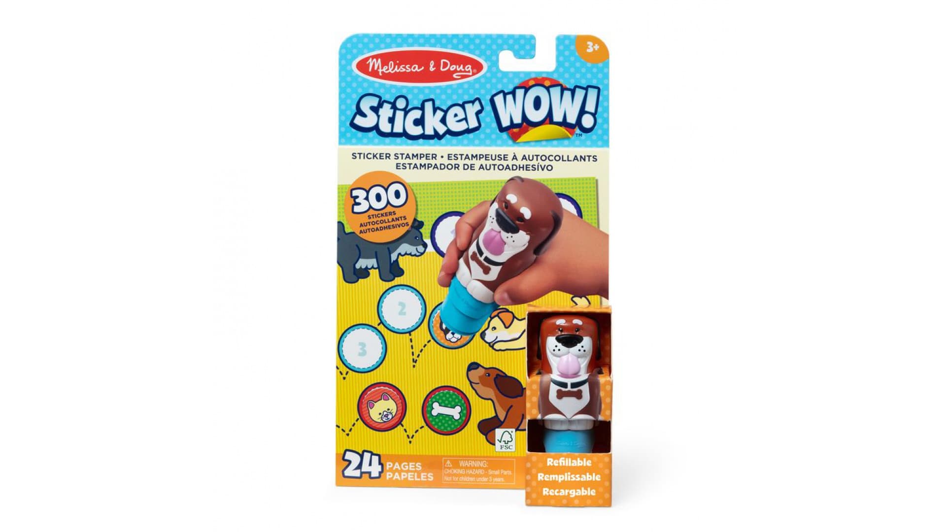Melissa & Doug Sticker WOW samolepky pejskové