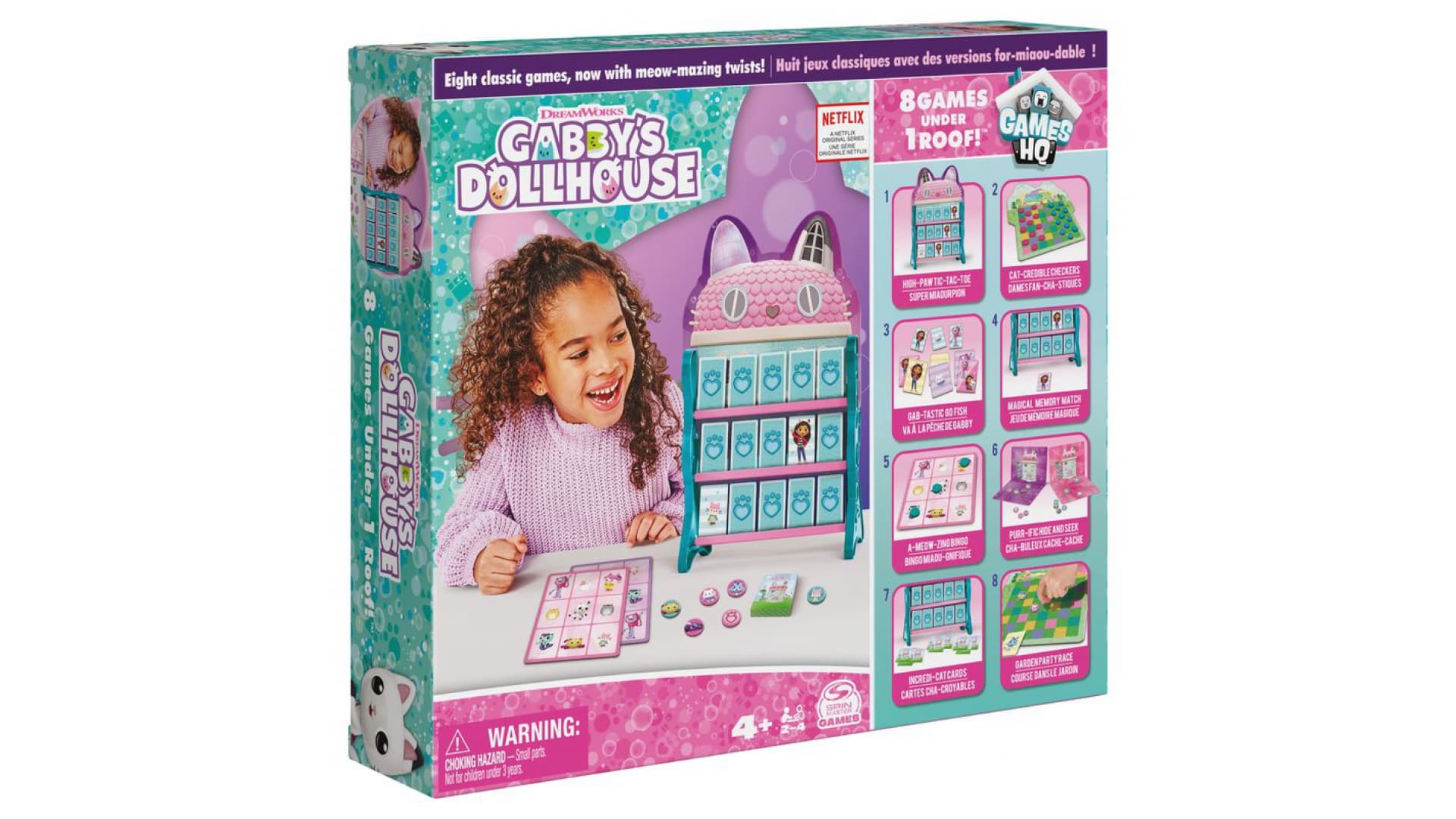 Spin Master Games Gábinin kouzelný domek plný her 8v1