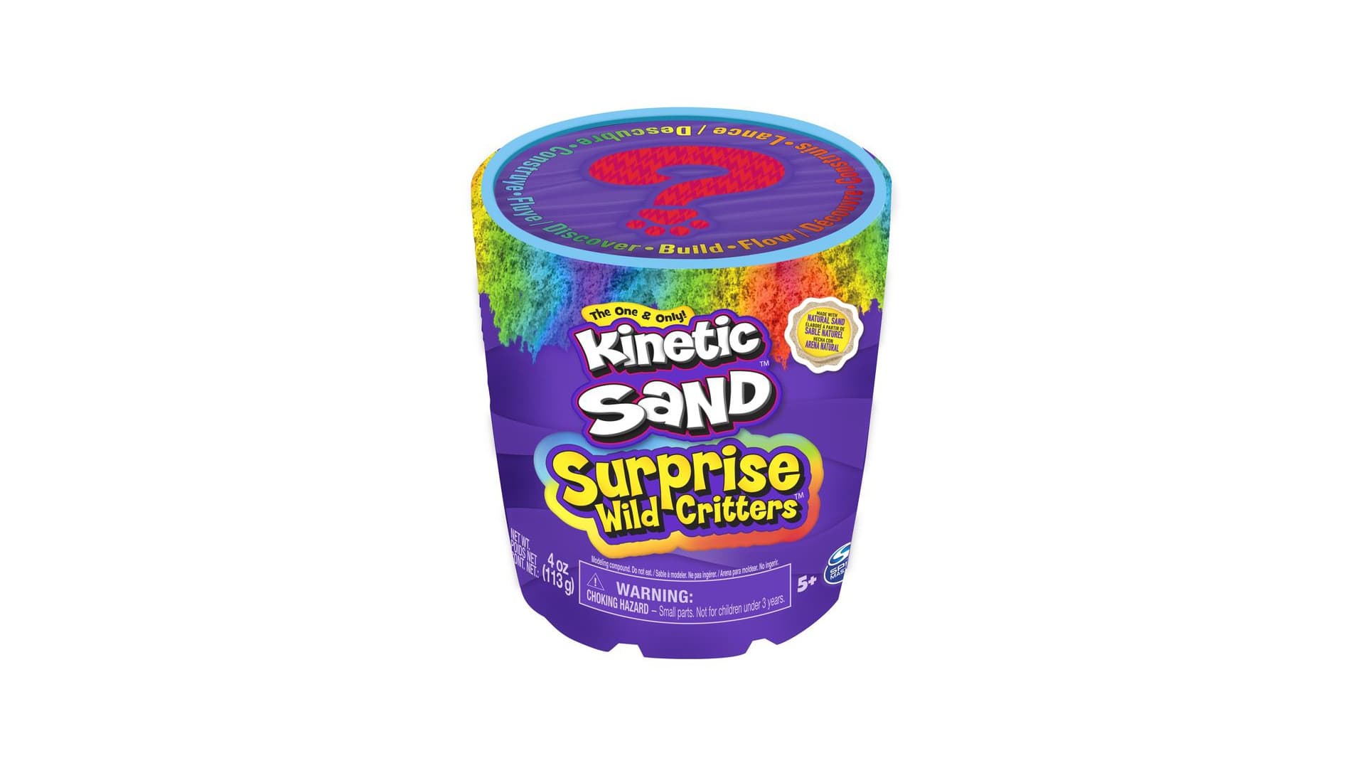 Kinetic Sand kyblík písku s překvapením