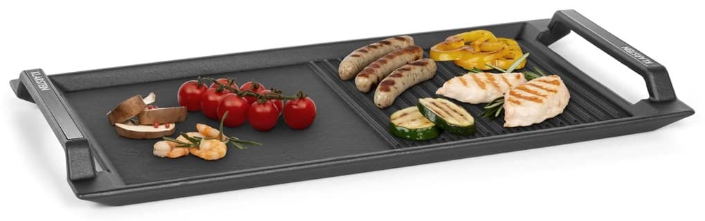 Klarstein Delicatesa Grill Pan, grilovací deska, příslušenství k indukční varné desce, černá