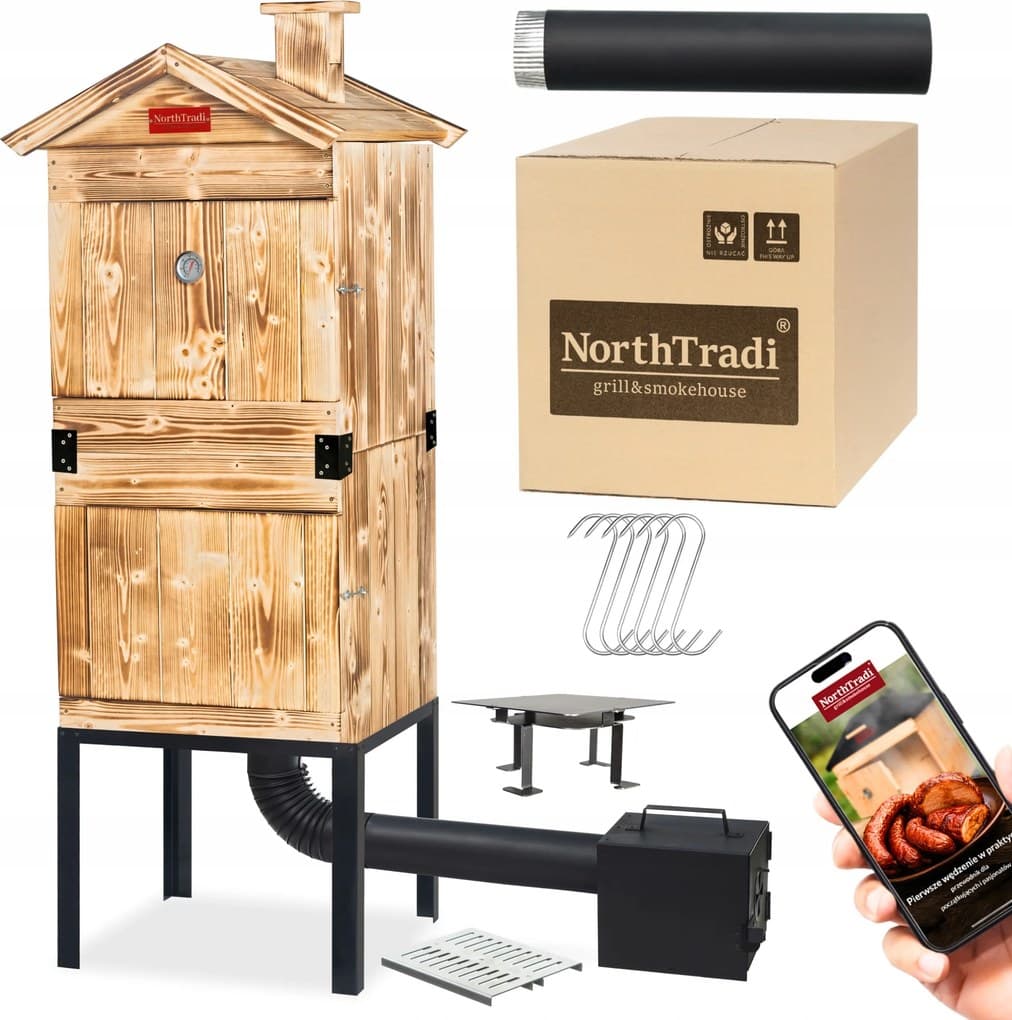 TRENDIE Udírna XXL dřevěná