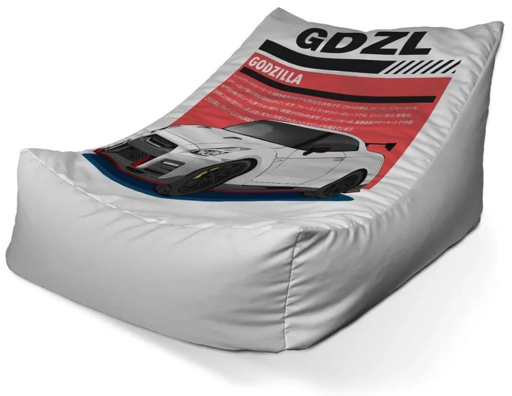 Sablio Sedací vak Lounge Nissan GTR 35 Godzilla - 120 x 100 x 80 cm