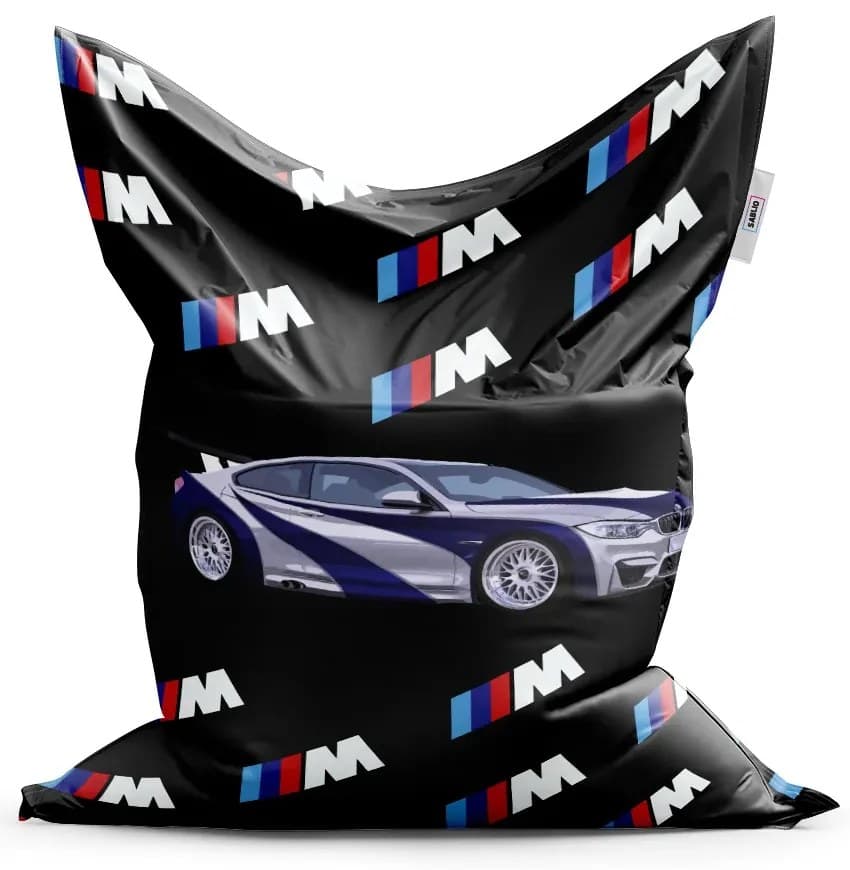 Sablio Sedací vak Classic MPERFORMANCE sportovní auto - 200x140 cm