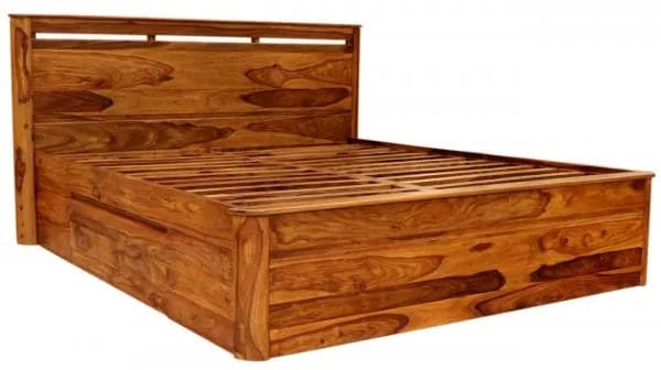 Indický nábytek - Postel Tina 180x200 z masivu palisandr Super natural
