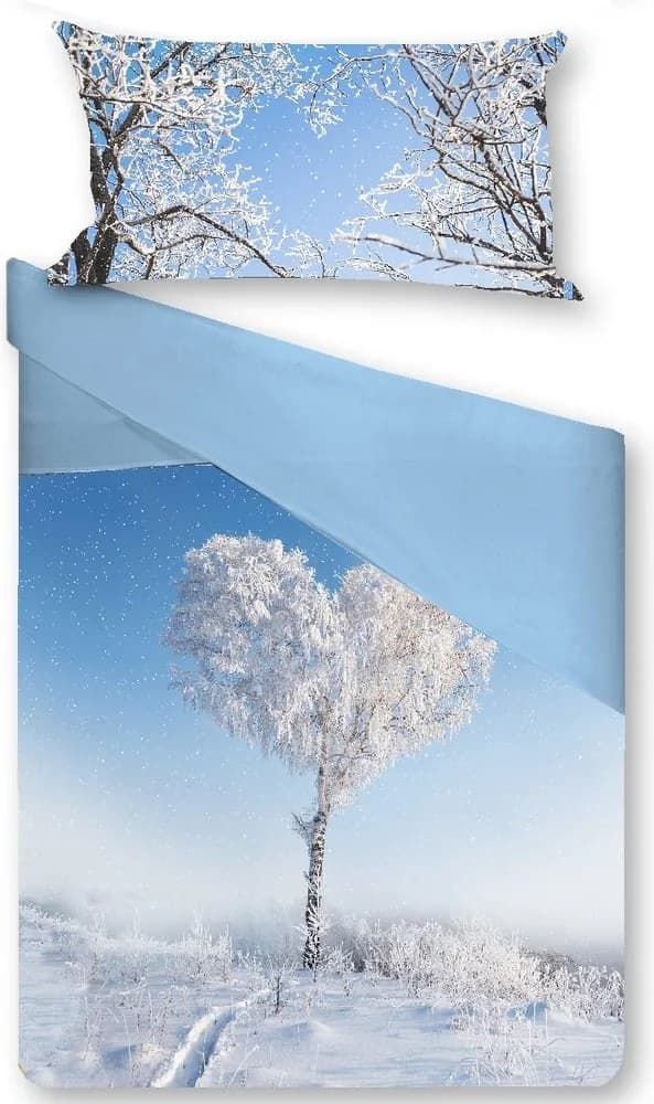 3D italské povlečení 100% bavlna Love tree - 140x220 / 70x90 cm