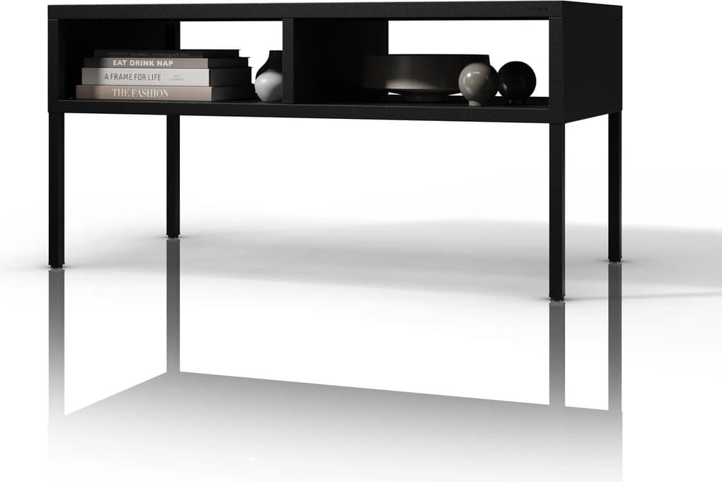 Konferenční stolek MATTEO 900 x 450 x 450 mm, černý
