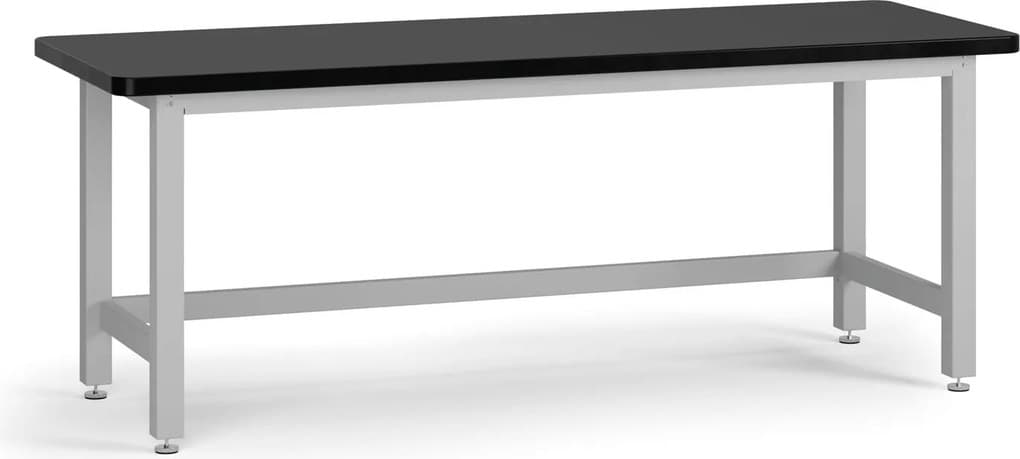 Profesionální dílenský stůl G4, deska MDF + PVC, 2100x750 mm