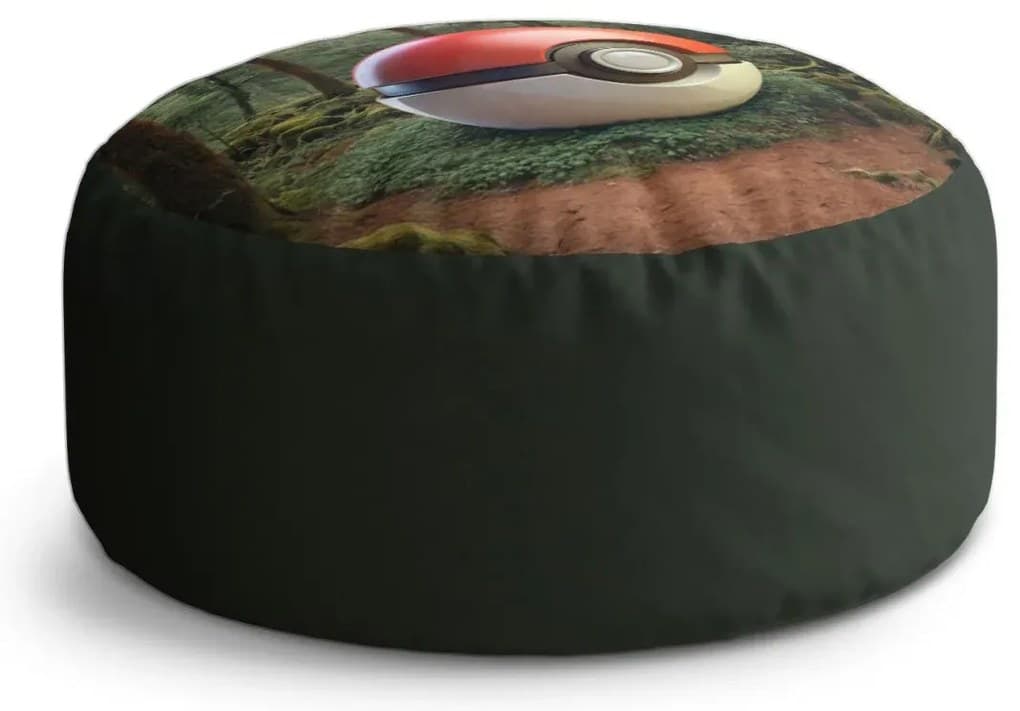 Sablio Taburet Circle Pokemon ball Les: 38x48 cm