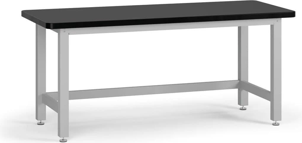 Profesionální dílenský stůl G4, deska MDF + PVC, 1800x750 mm