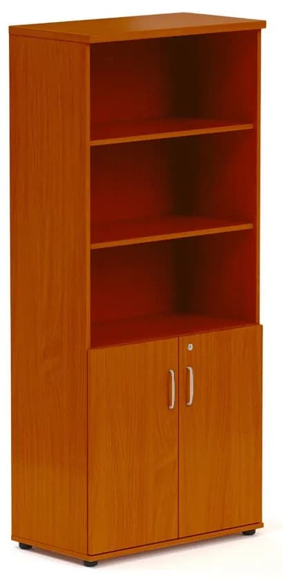 Vysoká skříň Visio 80 x 38,5 x 183,5 cm, třešeň