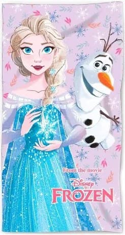 Dětská osuška FROZEN fialová 70X140cm Setino