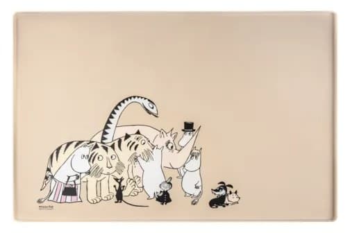 Silikonová podložka Moomin Beige 60x40 cm Muurla