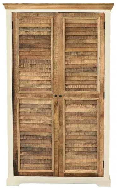 Indický nábytek - Skříň Agni 120x200x60 z masivu mango