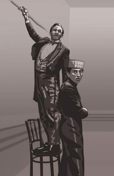 Plakát, Obraz - The Grand Budapest Hotel, Huntley, Claire, 26.7 × 40 cm