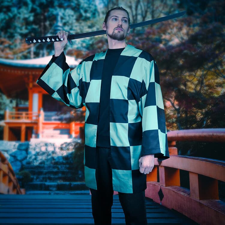Plášť Plášť Demon Slayer - Tanjiro’s Haori, One size