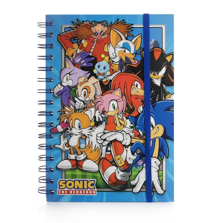 Zápisník Sonic: The Hedgehog - Green Hill Zone Gang, A5