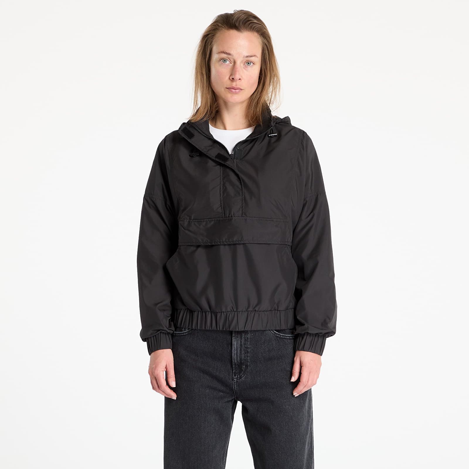 Větrovka Urban Classics Ladies Panel Pull Over Jacket Black L