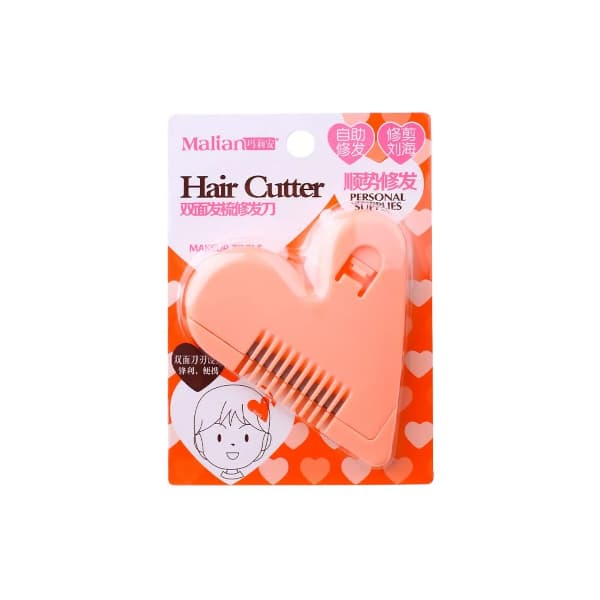 MissLady - Heart Hair Razor - 1ks - Pink