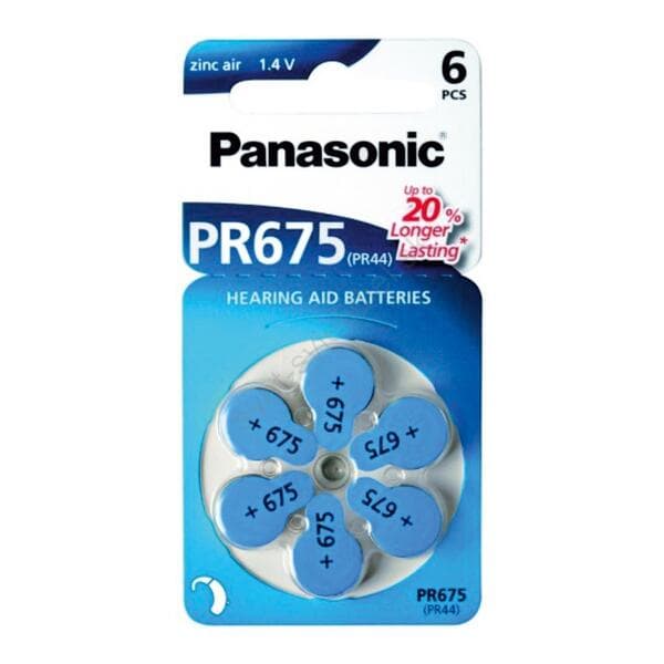Baterie Panasonic PR675H, 6ks