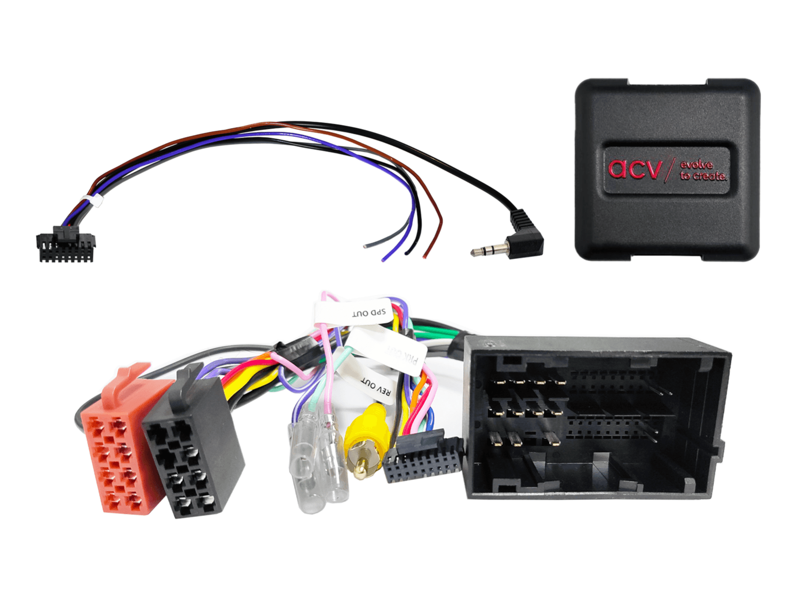 Adaptér ovládání tlačítek na volantu pro Alfa Romeo / Citroen / Fiat / Opel / Peugeot ACV SWC 42XFA019-0