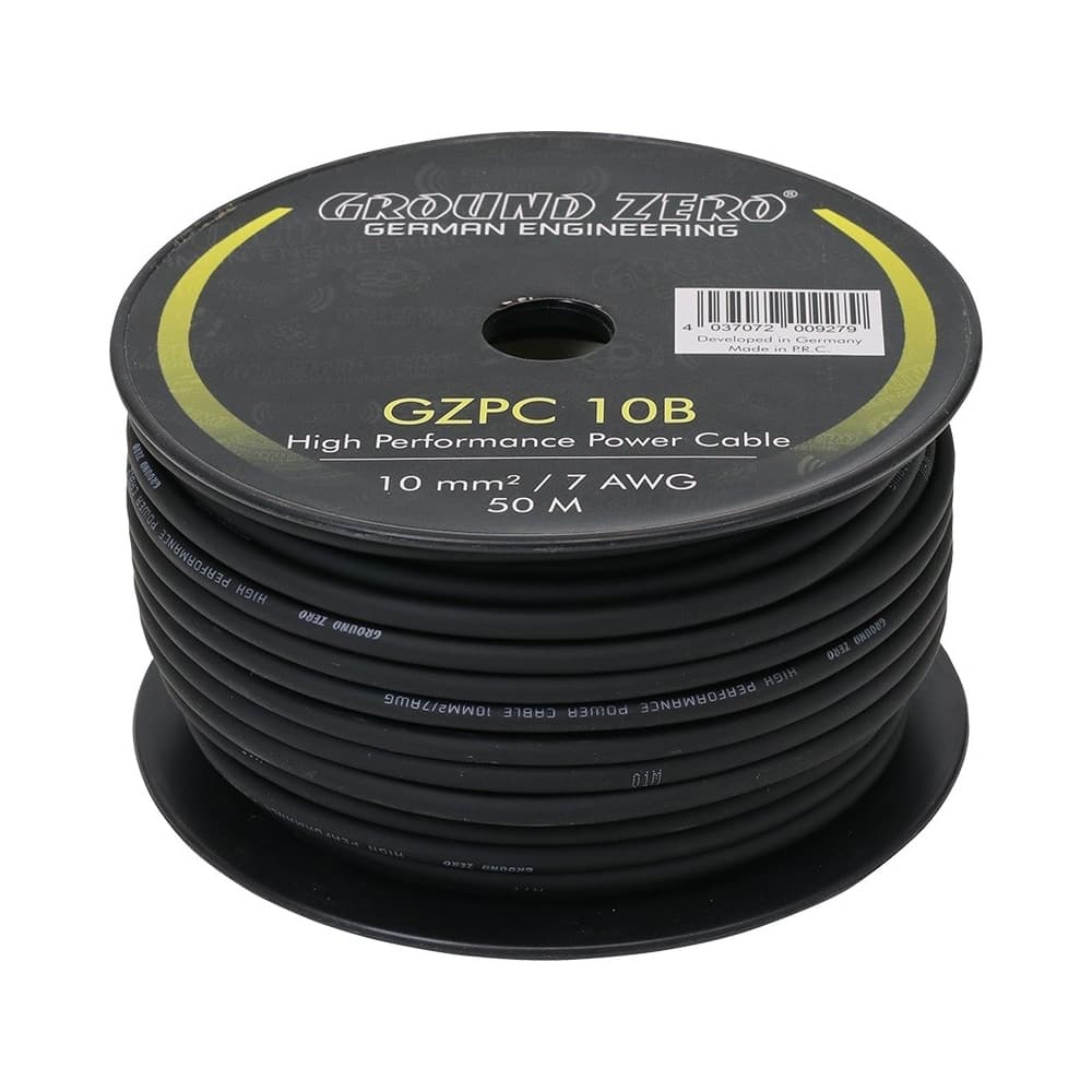 Napájecí kabel Ground Zero GZPC 10B (cena za 1 metr)