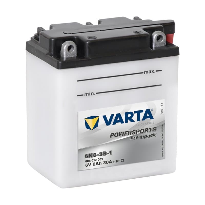 Motobaterie Varta Powersports Freshpack 6V 6N6-3B-1 6Ah