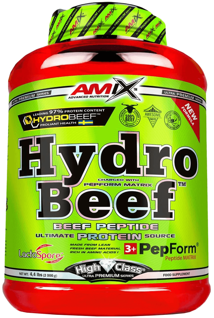 Amix HydroBeef Peptide Protein 2000 g čokoláda-višeň