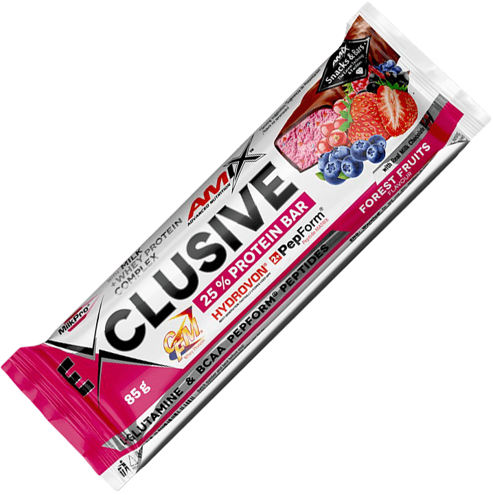 Amix Exclusive Protein Bar 85 g arašídové máslo