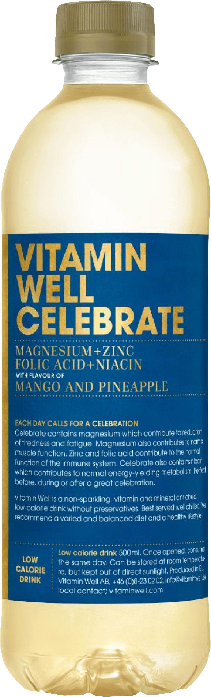 Vitamin Well Celebrate 500 ml ananas-mango