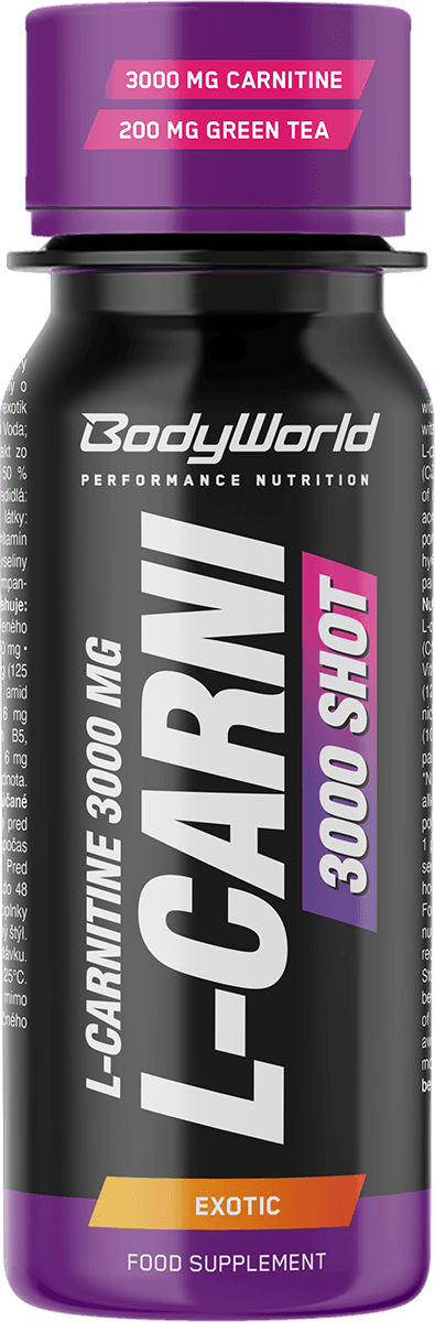 BodyWorld L-Carnitine 3000 Shot 80 ml exotik