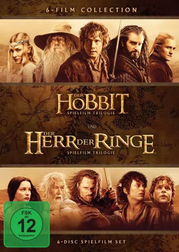6DVD Various: Mittelerde Collection