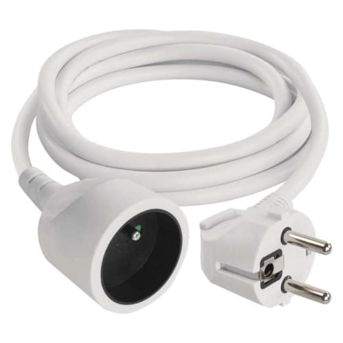 Prodlužovací kabel EMOS 1,5m/1zásuvka bílá P0111 1901010150