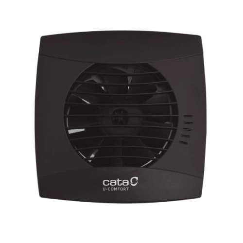 Axiální koupelnový ventilátor s časovým doběhem CATA UC 10 BLACK TIMER