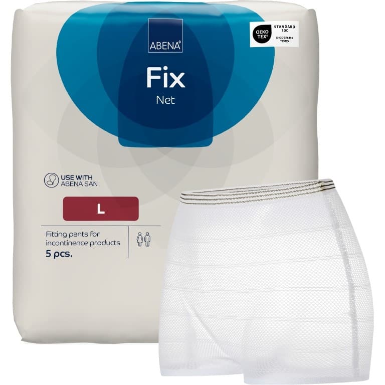 Abena Fix Net L kalhotky fixační síťované, boky 90-140cm, 5ks
