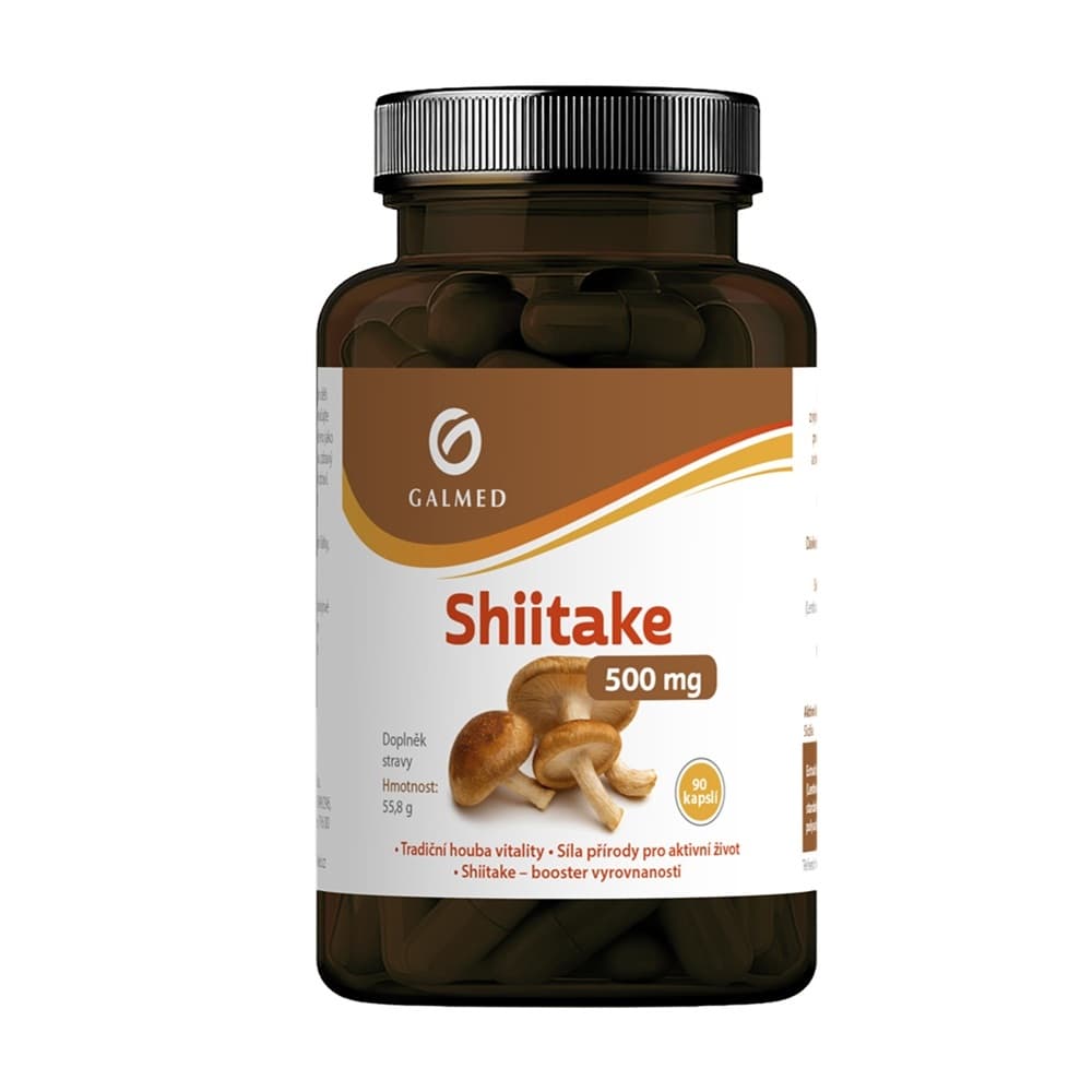 Shiitake 500 mg 90 kapslí Galmed
