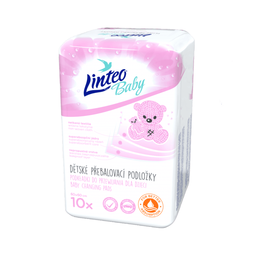 Linteo Baby Přebalovací Podložky 60x60cm 10ks