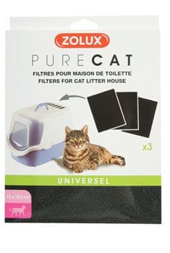 Filtr Do Krytých Toalet Purecat 3ks Zolux