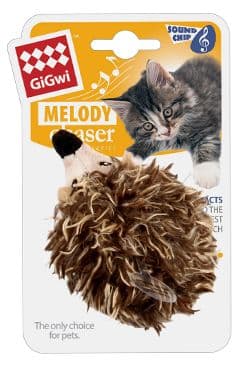 Hračka kočka Gigwi Melody Chaser ježek se zvukovým čipem