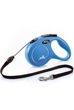 Vodítko Flexi classic new M lanko 5m/20kg modrá