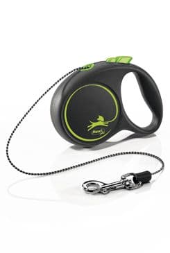 Vodítko Flexi Black Design XS lanko 3m/8kg zelená
