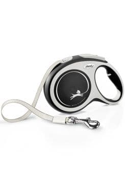 Vodítko Flexi Comfort L pásek 8m/50kg černá new