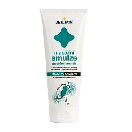 Alpa Masážní Emulze Chladivá S Mentolem 210ml
