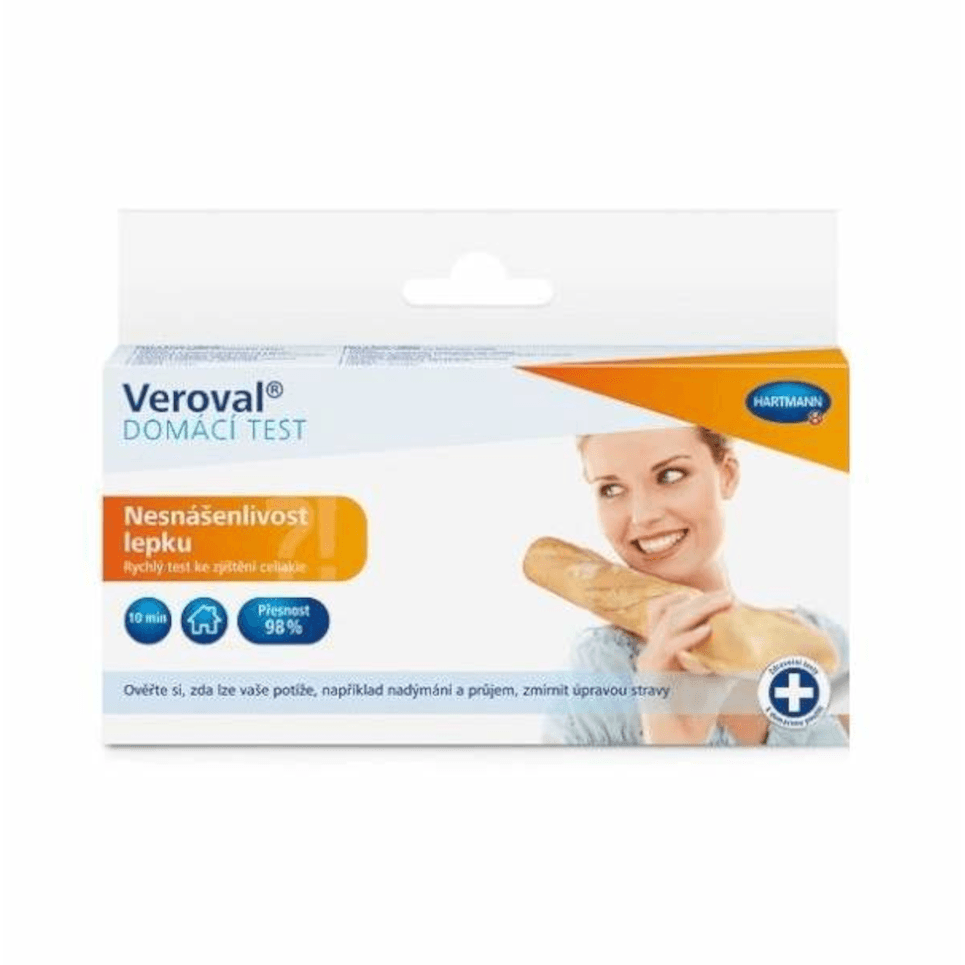 Veroval Nesnášenlivost lepku domácí test