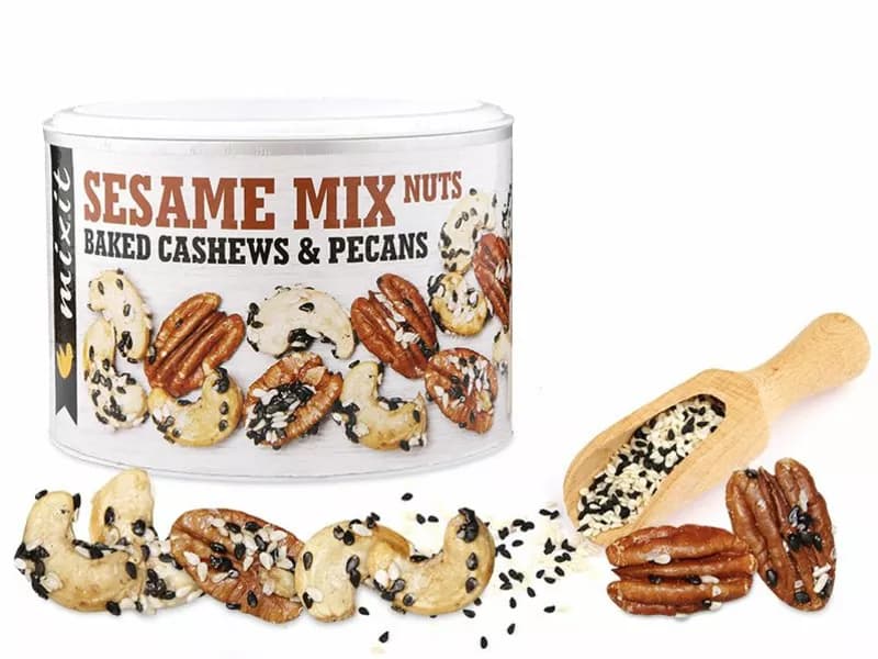 Mixit Oříšky z pece - Sezam a růžová sůl 150g
