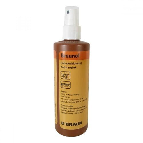 Braunol kožní roztok 250ml
